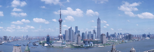 If you want to see recent ten years history, go to Pudong, Shanghai.